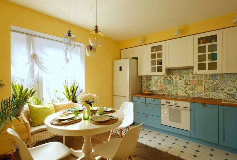 oturma odası mutfak tasarım