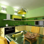 مطبخ غرفة المعيشة 15 M2 الأفكار الداخلية