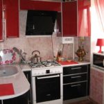 the idea of ​​a beautiful style kitchen with a gas boiler picture