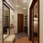 idée d'un couloir de style lumineux chambres dans une maison privée photo