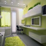 an example of an unusual bedroom interior 15 sq.m picture