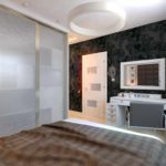 Kruşçev'de parlak bir yatak odası tarzı örneği
