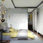 การออกแบบห้องนอนที่สวยงามในรูปถ่ายครุสชอฟ