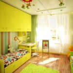çocuk odası resminin parlak iç versiyonu