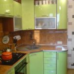 idea of ​​a bright kitchen interior with a gas boiler picture