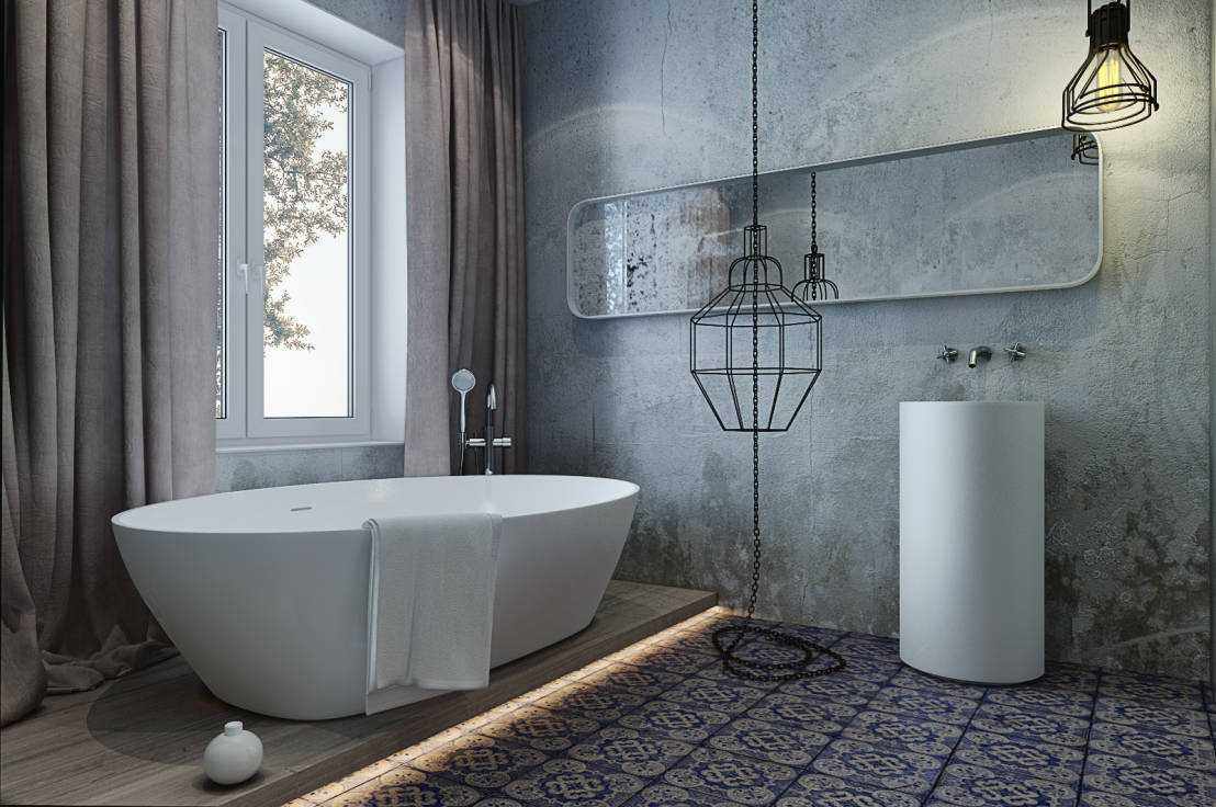 ý tưởng sử dụng thạch cao trang trí đẹp trong nội thất phòng tắm