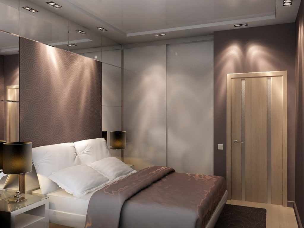 Kruşçev'de parlak yatak odası dekoru fikri