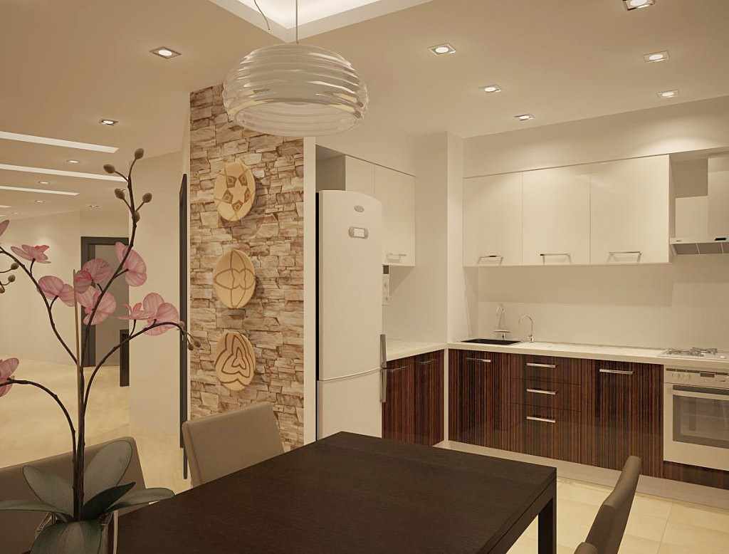 an example of a light kitchen design