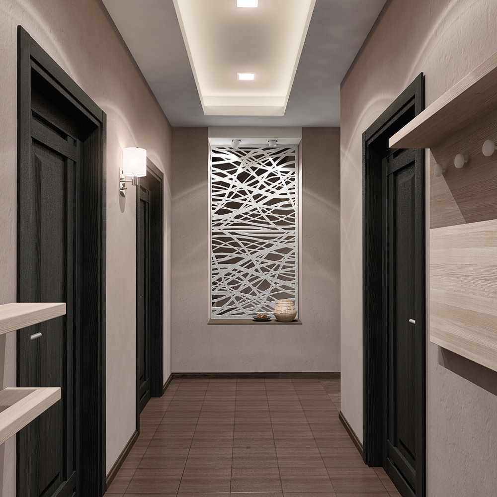 idée d'un couloir de style lumineux dans une maison privée