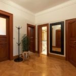 option of a bright interior corridor in a private house picture