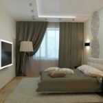 bir yatak odası 15 metrekare fotoğraf sıradışı bir tasarım fikri