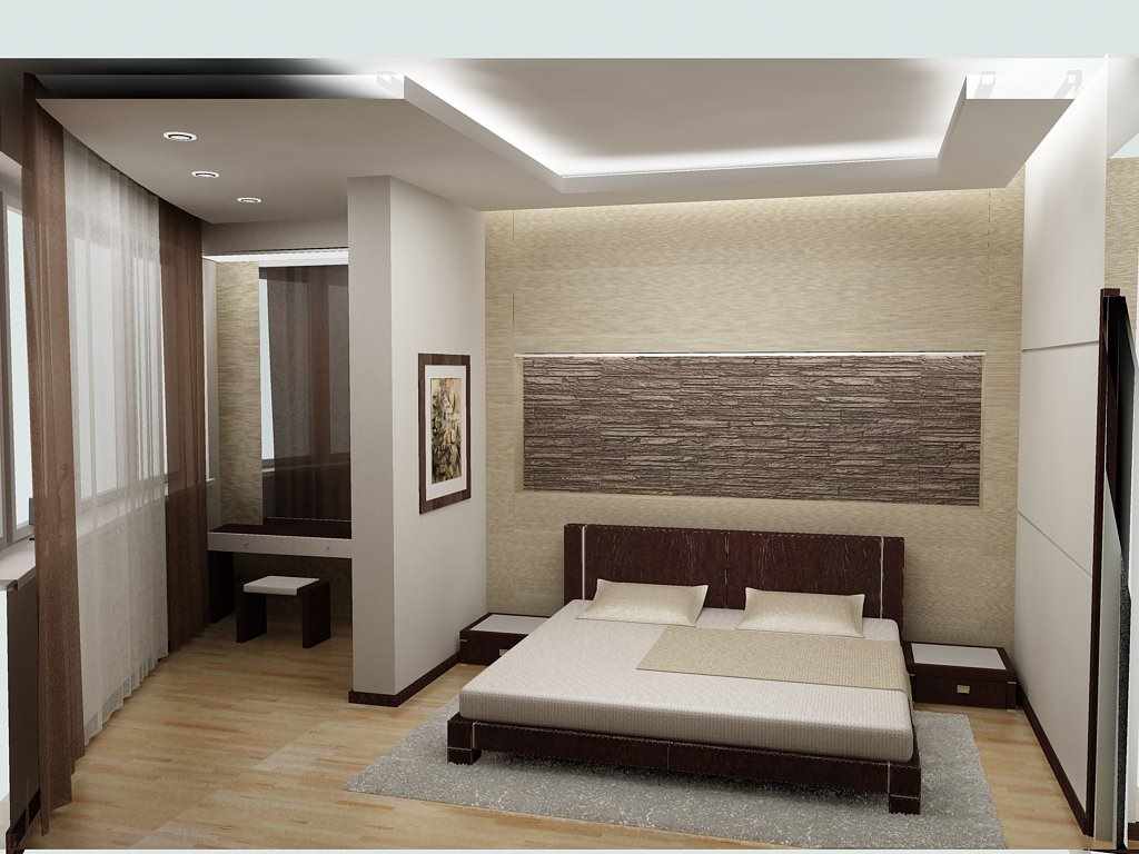 Kruşçev'deki parlak yatak odası tasarımına bir örnek