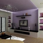 An example of a bright design of a living room 17 sq.m photo