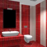 ý tưởng trang trí khác thường của một phòng tắm với hình ảnh ốp lát