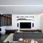 minimalizm fotoğraf tarzı oturma odası ışık tasarım versiyonu