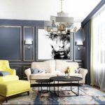 The idea of ​​a beautiful decor of the living room 2018 picture
