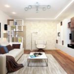 the idea of ​​a bright interior living room 19-20 sq.m photo