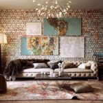 The idea of ​​an unusual design of the living room 2018 picture