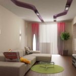 Spilgta stila dzīvojamās istabas 19-20 kv.m foto piemērs