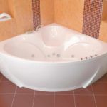 Köşe banyo resimli parlak bir banyo iç mekanı örneği