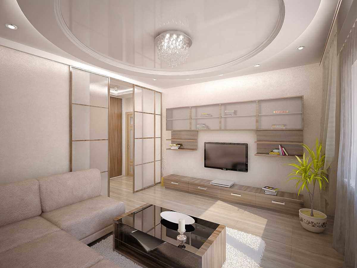 مثال على تصميم جميل لغرفة المعيشة 2018