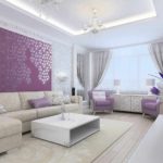 the idea of ​​a bright decor of a living room 19-20 sq.m picture