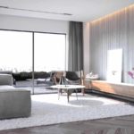 ideja izmantot dzīvojamo istabu gaišu dekoru minimālisma foto stilā