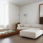 opțiunea de a folosi un decor frumos al unui living în stilul imaginii minimalismului