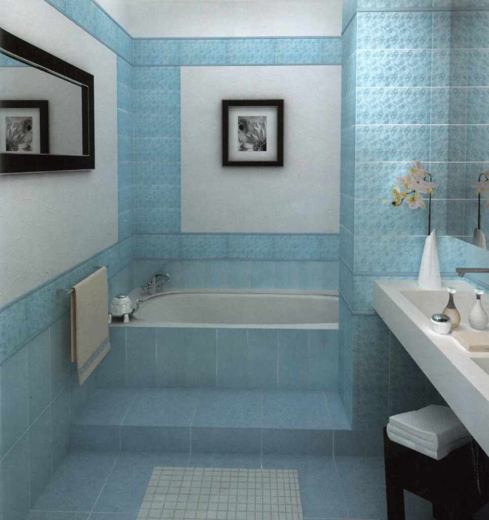 idée d'un décor insolite d'une salle de bain avec carrelage