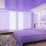 עיצוב חדר שינה סגול