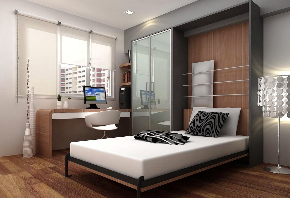 chambre 11 m² avec lit transformable