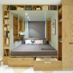 Çok fonksiyonlu yataklı 11 m2 yatak odası