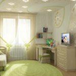 Romantic room interior for a girl of 17 years old
