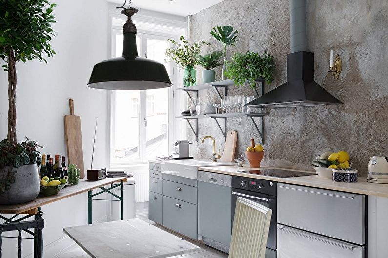 Do-it-yourself kitchen space decoration