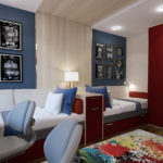 Modern room for two boys