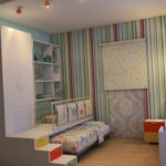 Design project for a room for two children
