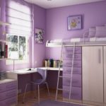 Lilac kids room
