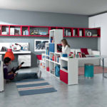 Cabinet furniture in the room of a boy and a girl