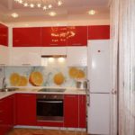 Mutfak tasarımında kırmızı renk