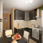 Design kitchen with a dedicated dining area