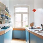 Bố trí nội thất tùy chỉnh trong nhà bếp của một ngôi nhà riêng