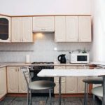 תצלום של פנים המטבח של דירה אמיתית