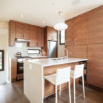 Modern cabinet furniture in the design of the kitchen