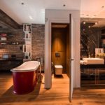 Fashionable loft style bathtub design