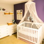 Kontrast bebek odası dekoru