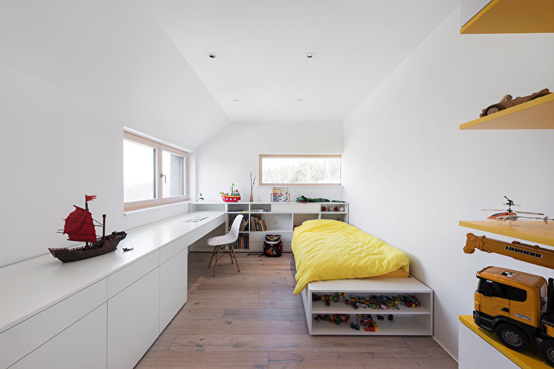 Conception d'une chambre d'enfant dans le style du minimalisme scandinave