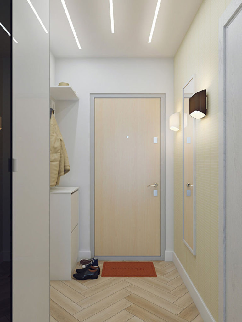 Éclairage correct dans un couloir sans fenêtre
