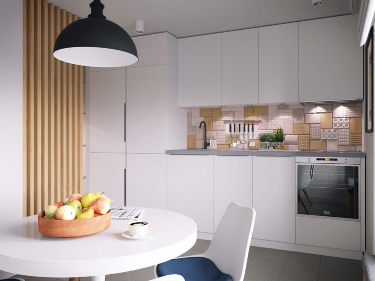Design de bucătărie în stil minimalist