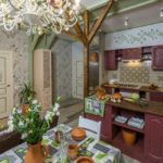 Rustik mutfağın rahat atmosferi