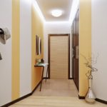 Conception d'un couloir étroit dans un appartement moderne